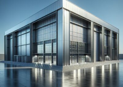 80,000 square foot pre-engineered steel building